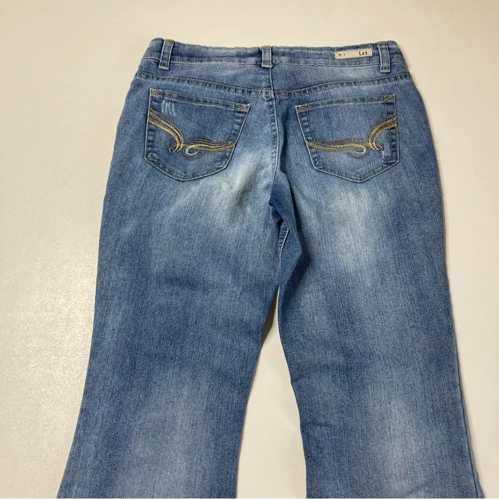 Lei Sophia Hipster Flare Leg Jeans Womens Size 7